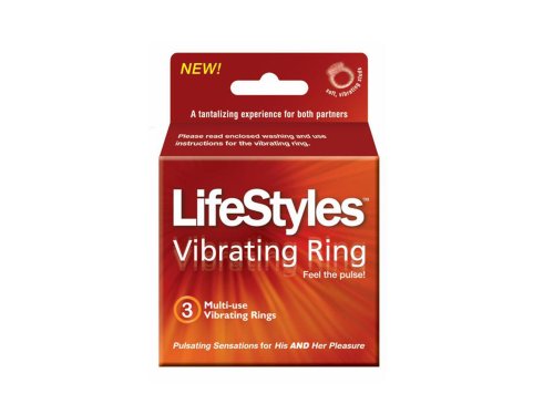 Lifestyles Ansell 6903 Lifestyles Vibrating Ring, 3-Count Package