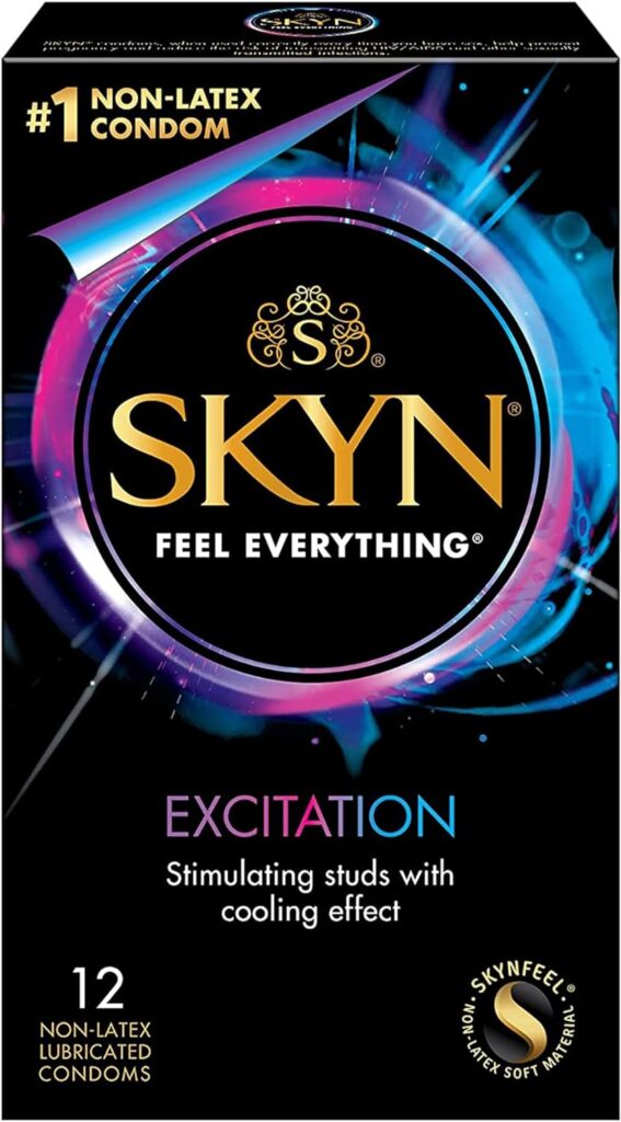 SKYN Excitation – 12 Count – Lubricated Latex-Free Condoms