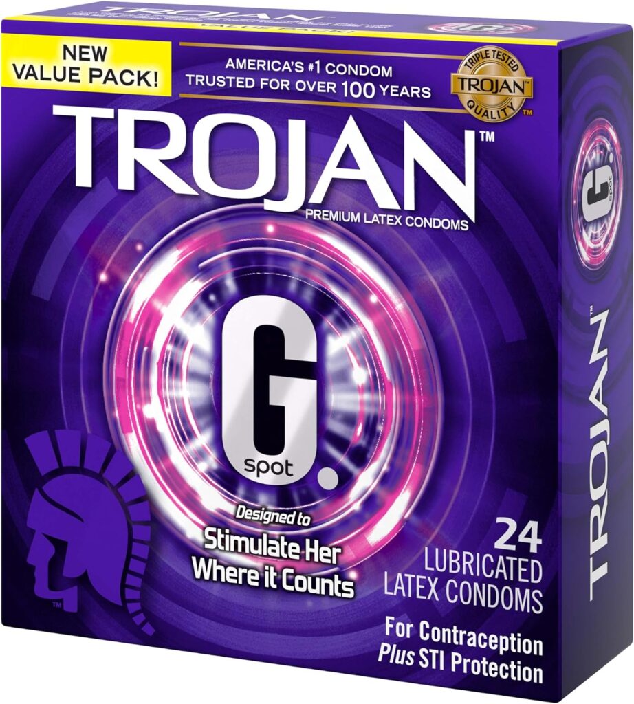 Trojan G. Spot Premium Lubricated Condoms - 10 Count