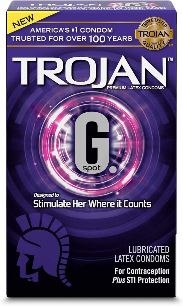 Trojan G. Spot Premium Lubricated Condoms - 10 Count